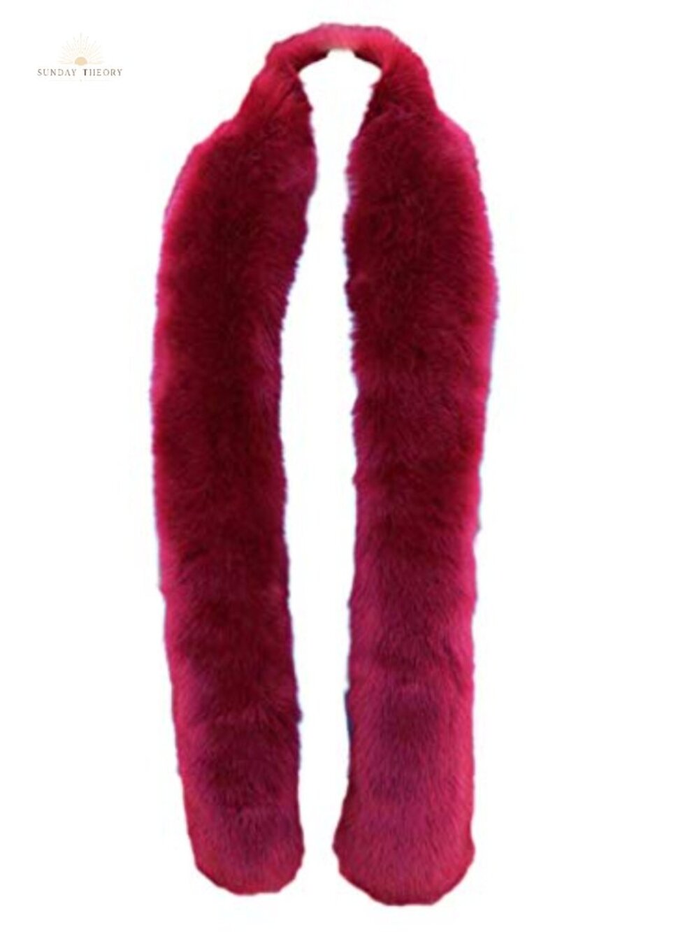 Faux Fur Collar Scarf Neck Warmer Stole Long Wrap Women Winter